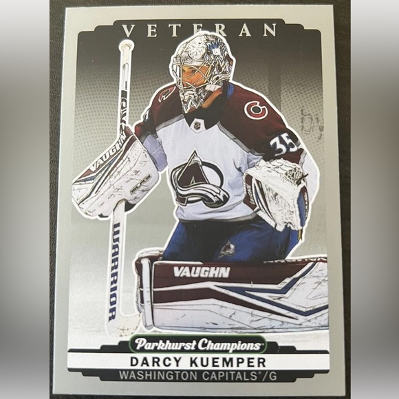 Parkhurst Other - Darcy Kuemper 2022/23 Parkhurst Silver Colorado Avalanche Hockey Card